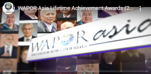 WAPOR Asia Lifetime Achievement Awards